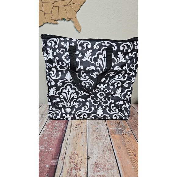 Thirty One Large Tote Sack Bag Medallion Medley Beach Shopping Storage - Picture 1 of 12